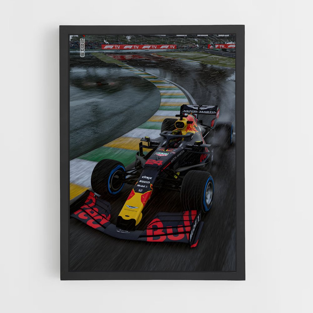 Poster Formula de cars – affiche Voitures de Formule 1 (vue 2)